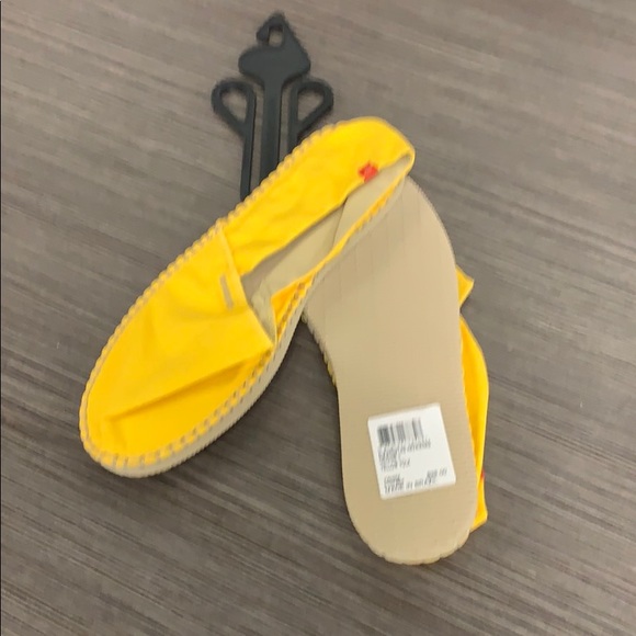 Havaianas Espadrille Slip Ons- Yellow - Picture 3 of 3